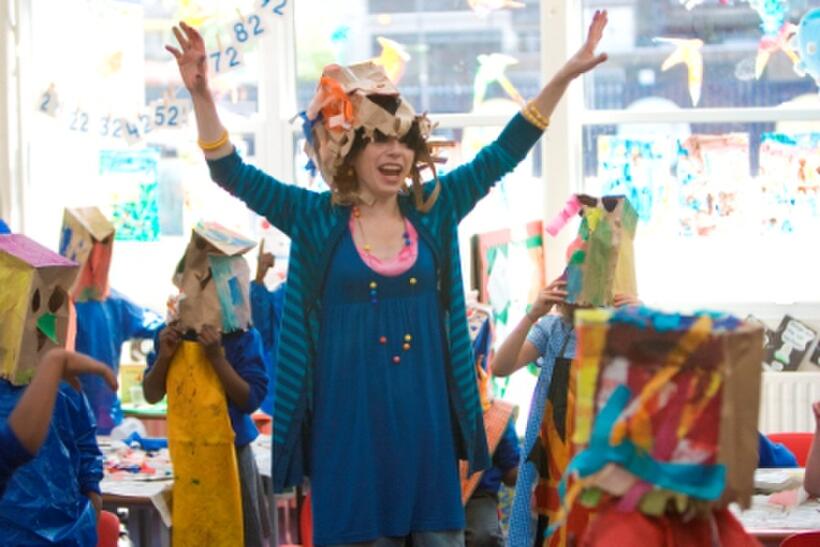 A scene from "Happy-Go-Lucky."