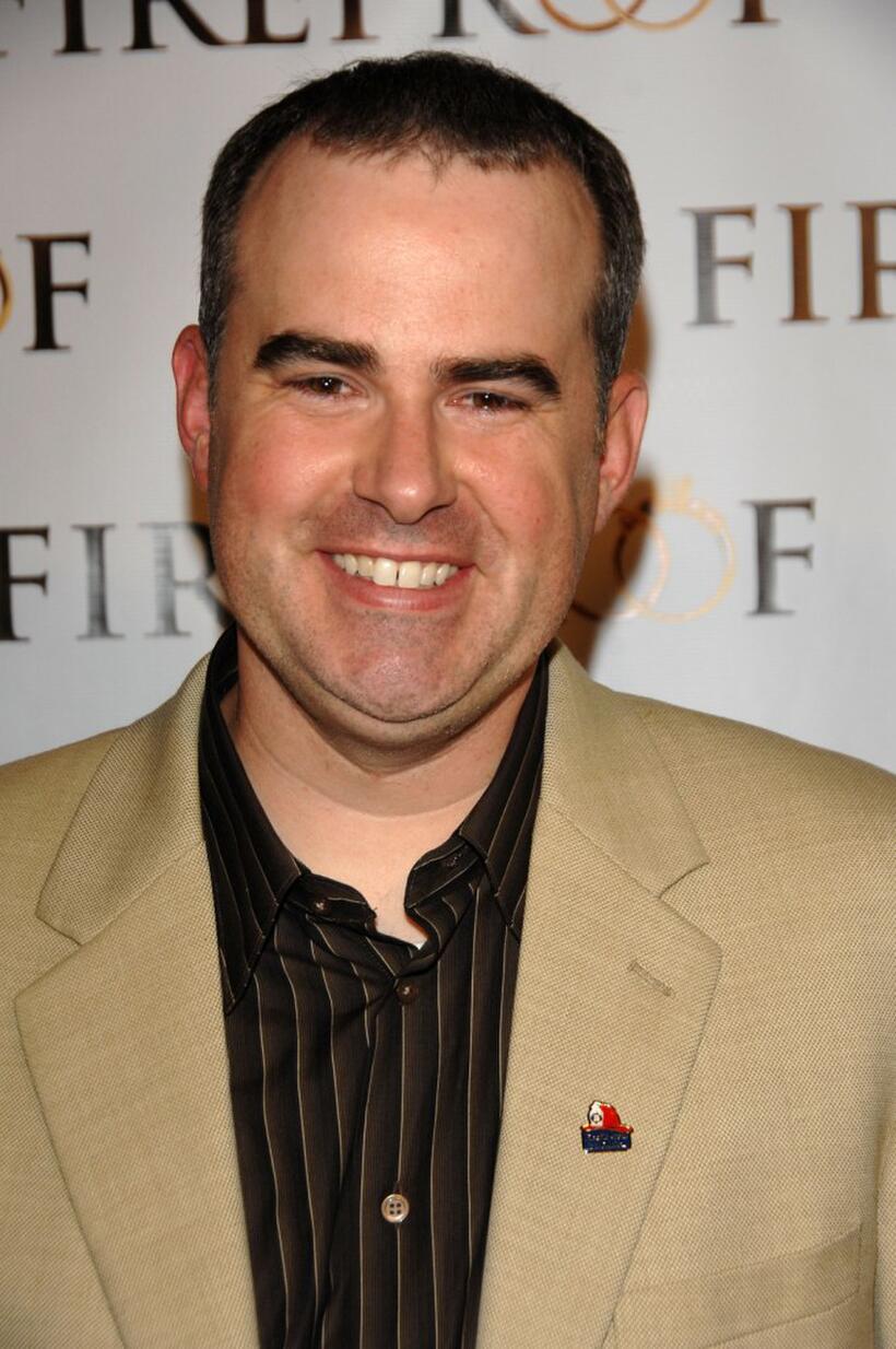 Alex Kendrick at the California premiere of "Fireproof."