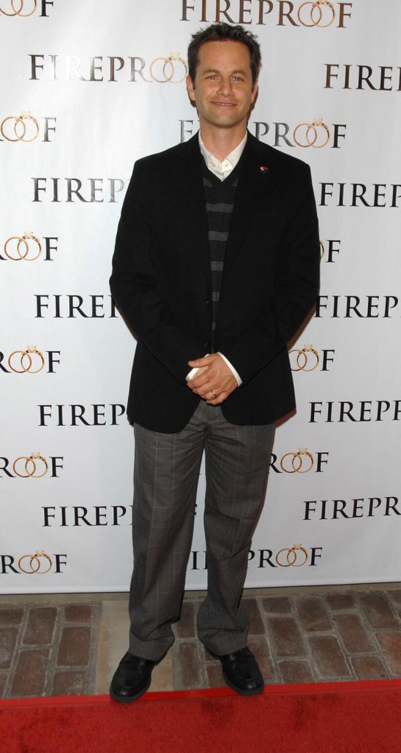 Kirk Cameron at the California premiere of "Fireproof."