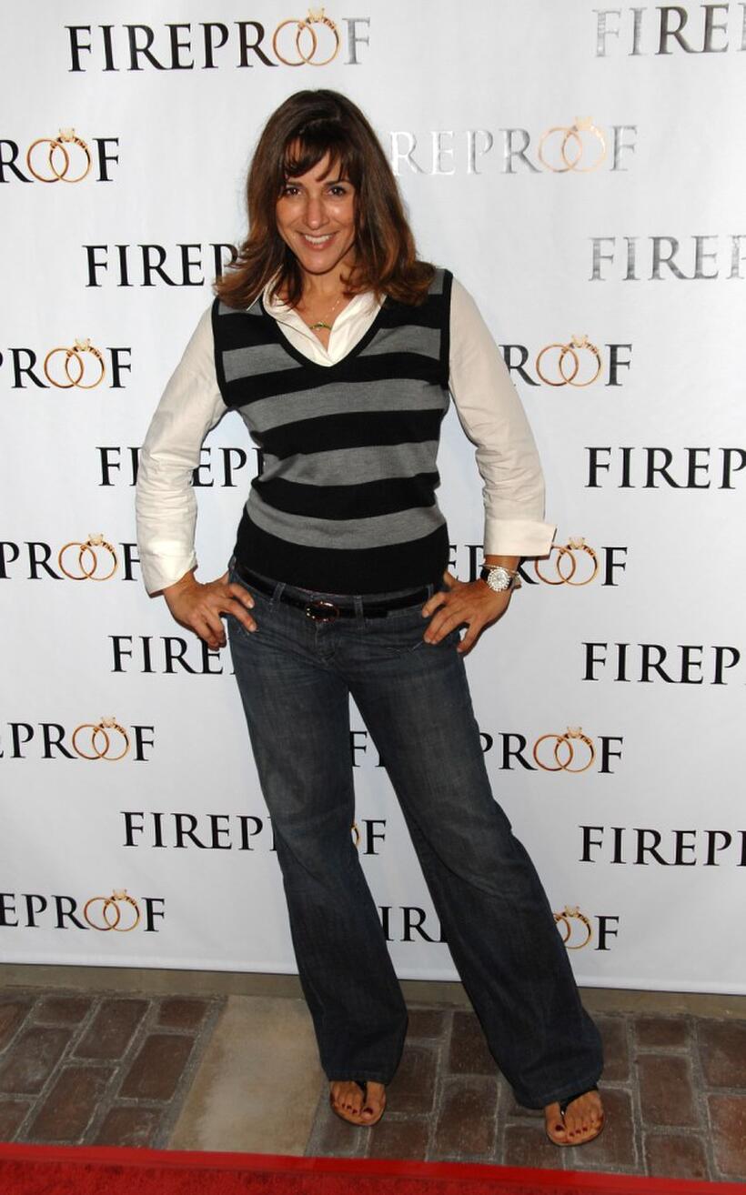 Maggie Wagner at the California premiere of "Fireproof."