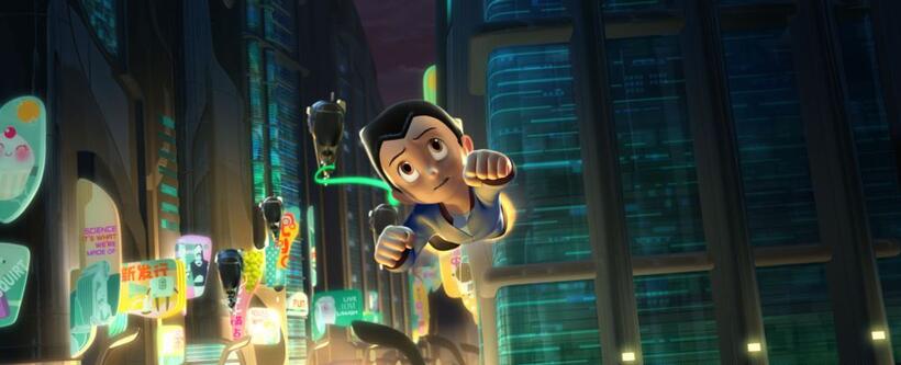A scene from "Astro Boy."