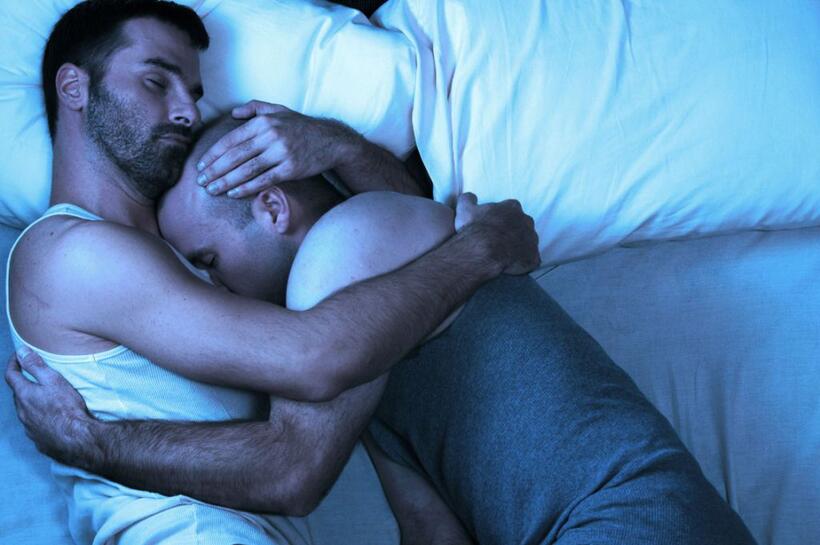 Alessandro Calza as Andrea and Adam Neal Smith as Jeff in "Ciao."