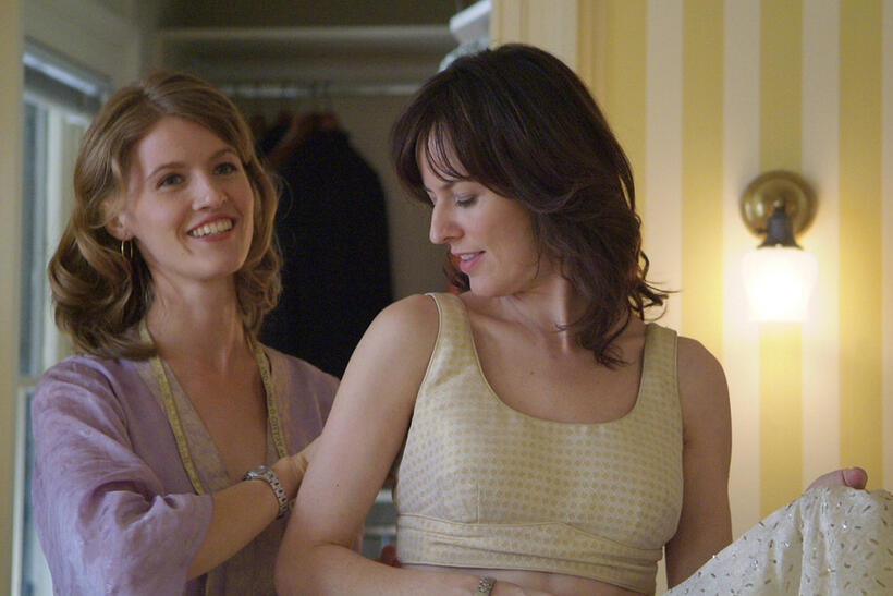 Anisa George as Emma and Rosemarie Dewitt as Rachel in "Rachel Getting Married."