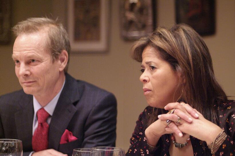 Bill Irwin as Paul and Anna Deavere Smith as Carol in "Rachel Getting Married."
