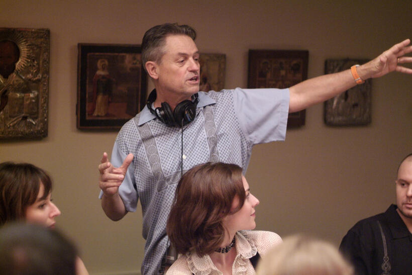 Director Jonathan Demme on the set of "Rachel Getting Married."