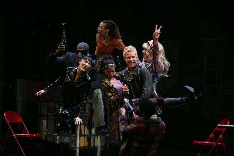 A scene from "Rent Filmed Live on Broadway."