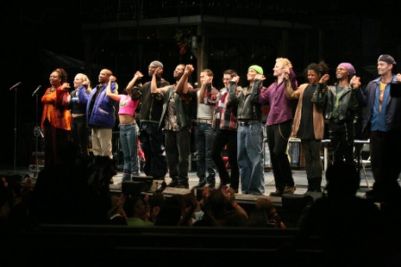 A scene from "Rent Filmed Live on Broadway."