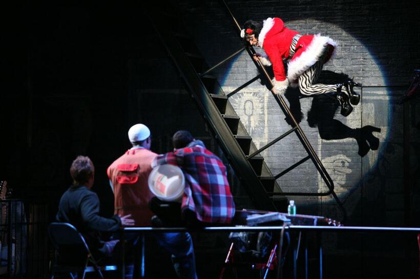 Justin Johnston as Angel in "Rent Filmed Live on Broadway."