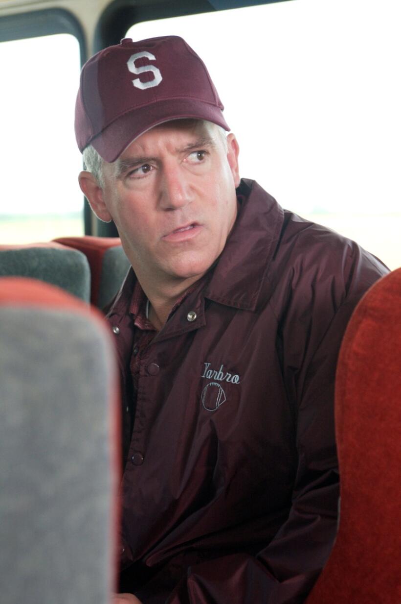 Gregory Jbara as Coach Jerry Yarbro in "Exit Speed."
