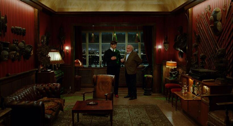 Bard Owe as Odd Horten and Espen Skjonberg as Trygve Sissener in "O'Horten."