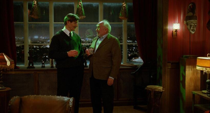 Bard Owe as Odd Horten and Espen Skjonberg as Trygve Sissener in "O'Horten."