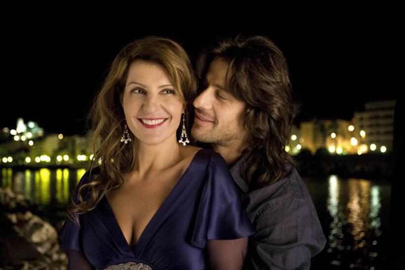 Nia Vardalos and Alexis Georgoulis in "My Life in Ruins."