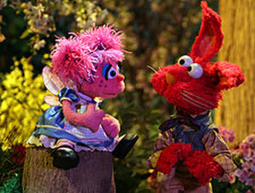 Abby and Elmo in "Sesame Street: Abby in Wonderland."