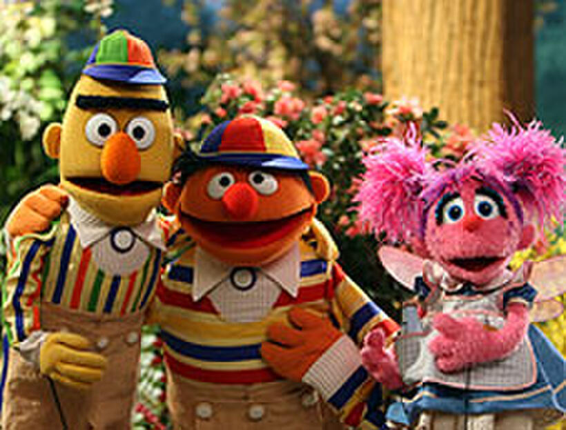 Ernie, Bert and Abby in "Sesame Street: Abby in Wonderland."