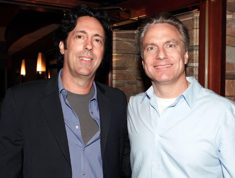 Producer Dennis Weiss and Gordon Prend at the California premiere of "Surfer, Dude."