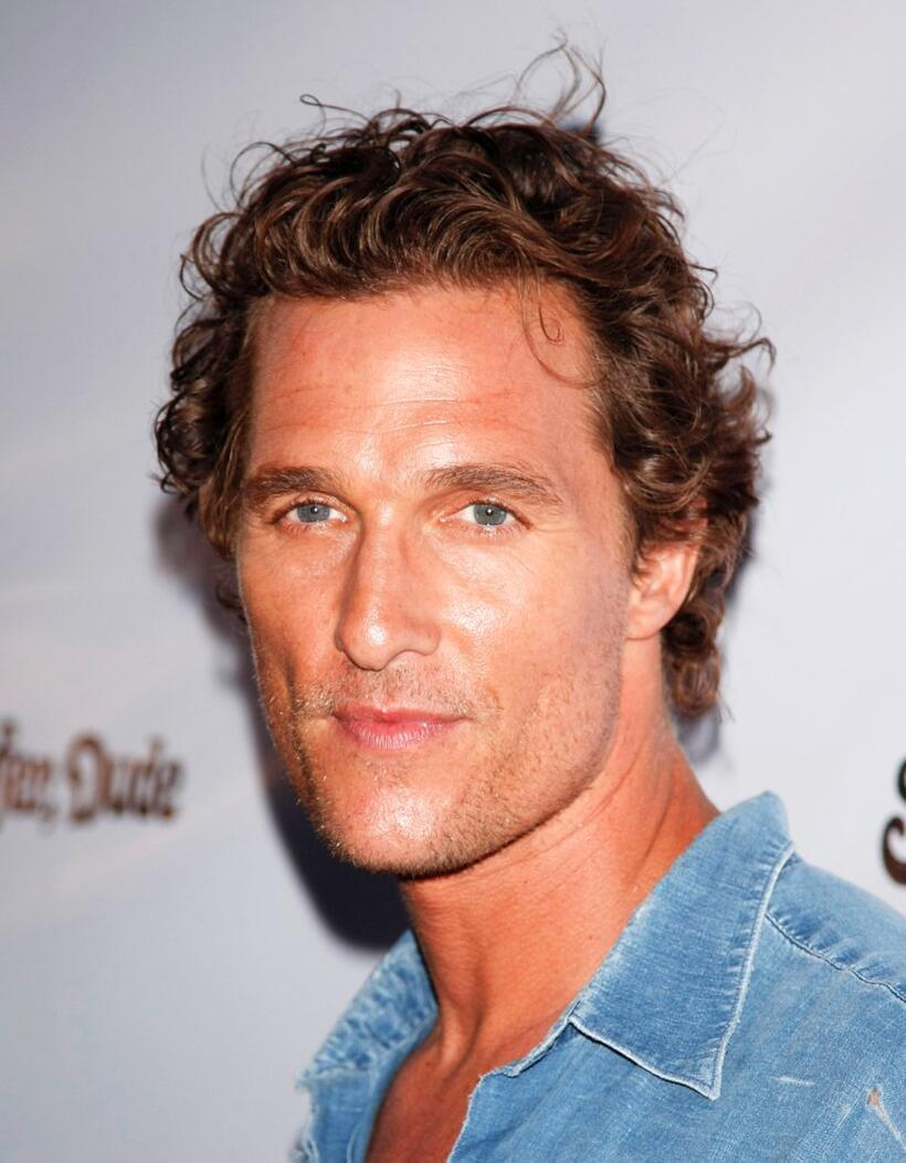 Producer Matthew McConaughey at the California premiere of "Surfer, Dude."