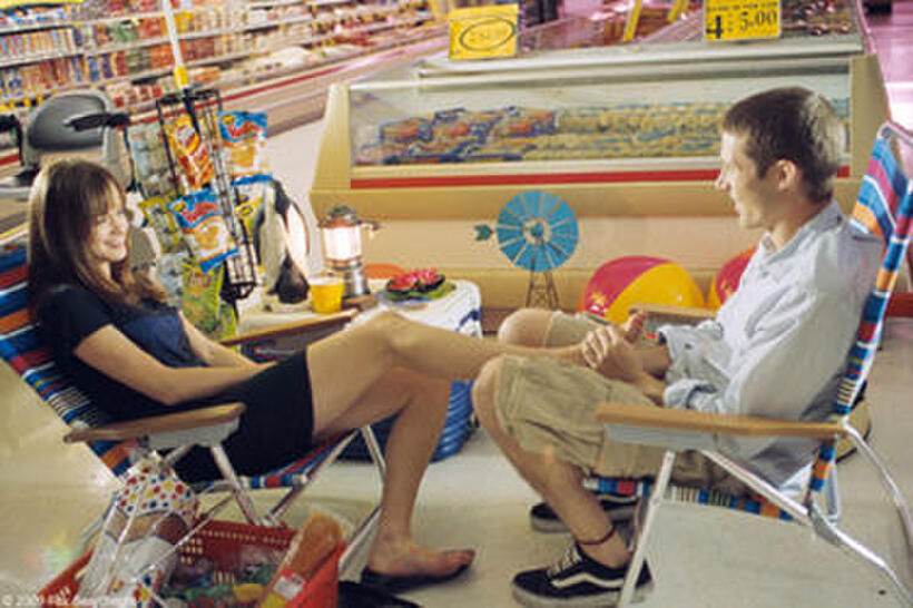 Alexis Bledel as Ryden and Zach Gilford as Adam in "Post Grad."