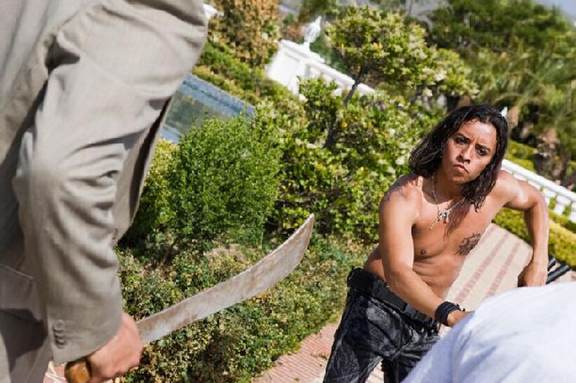 Efren Ramirez as Venus in "Crank High Voltage."