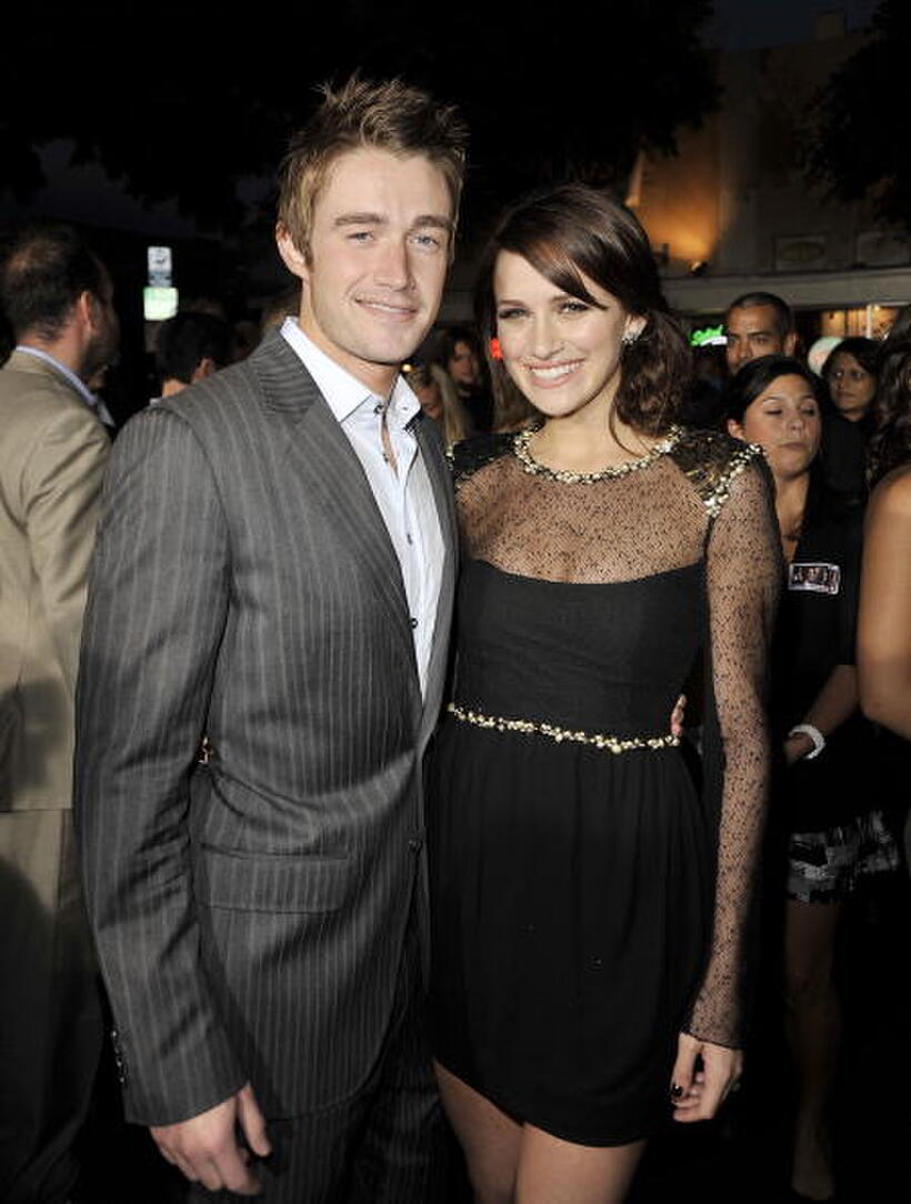 Robert Buckley and Shantel VanSanten at the California premiere of "The Final Destination."