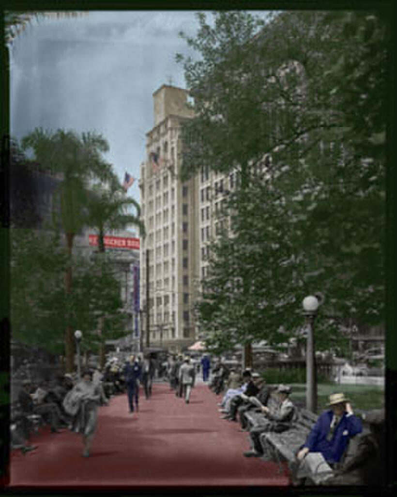 Poster art for "The Oviatt Building."