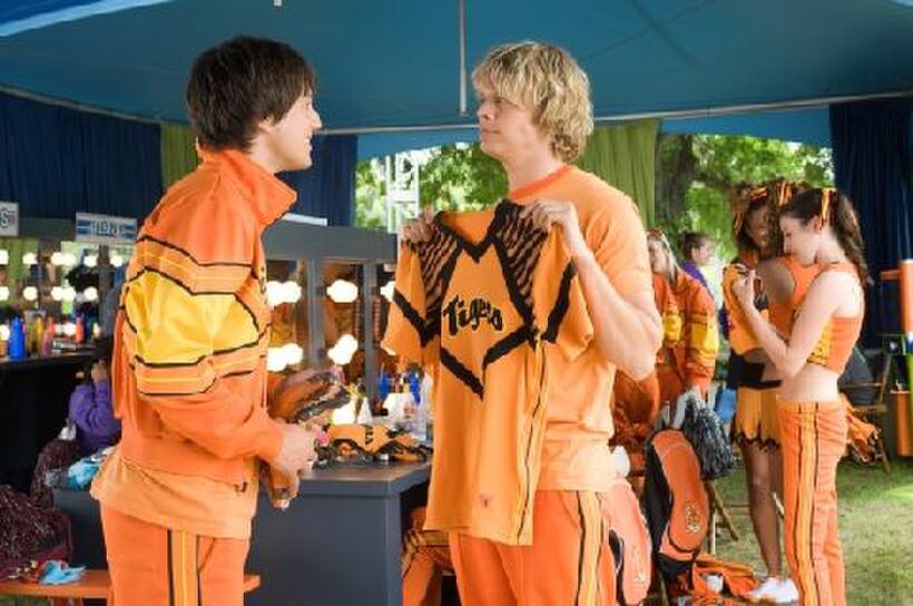 Nicholas D'Agosto and Eric Christian Olsen in "Fired Up."