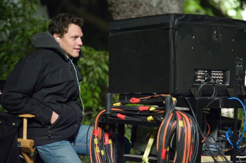 Director Will Gluck on the set of "Fired Up."