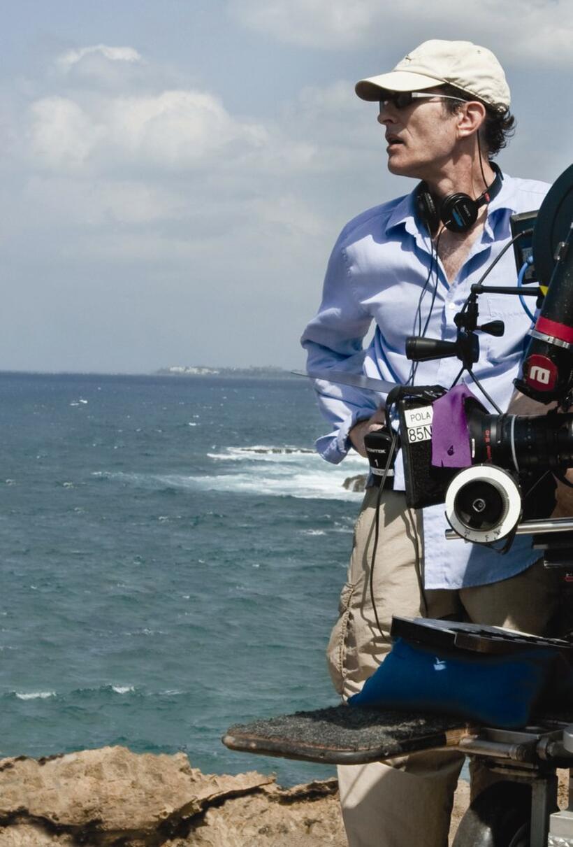 David N. Twohy on the set of "A Perfect Getaway."