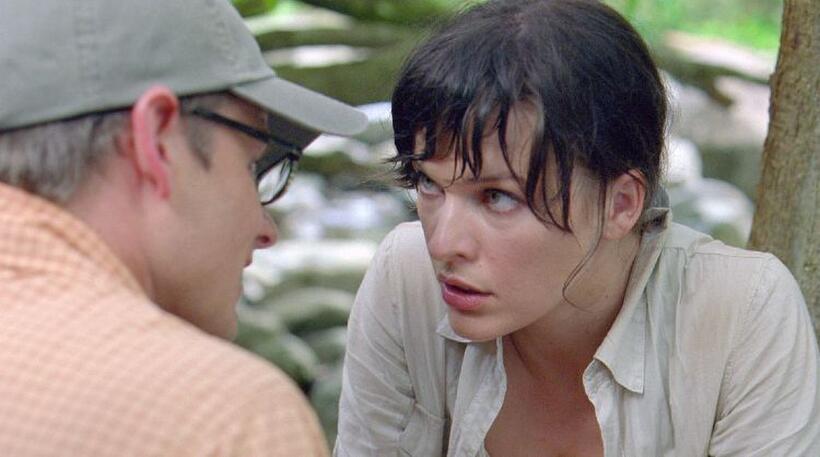 Steve Zahn and Milla Jovovich in "A Perfect Getaway."