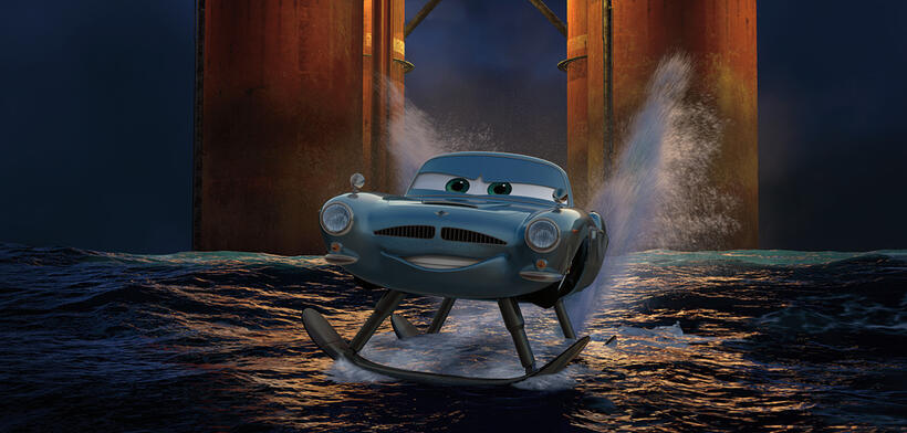 Finn McMissile voiced by Michael Caine in "Cars 2."