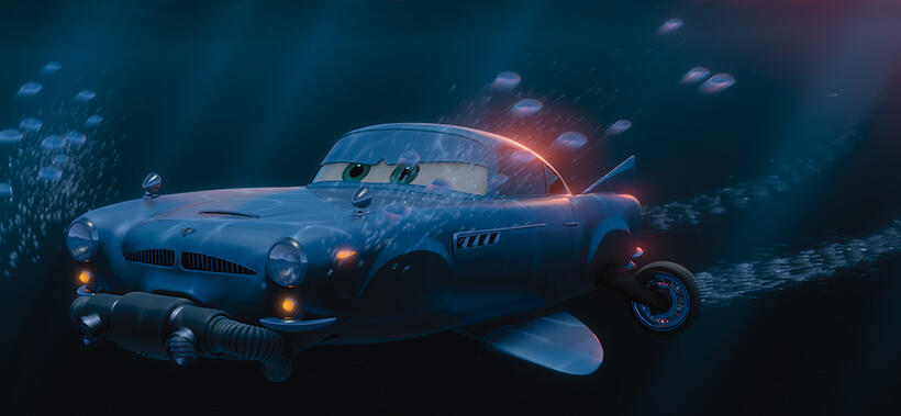 Finn McMissile voiced by Michael Caine in "Cars 2."