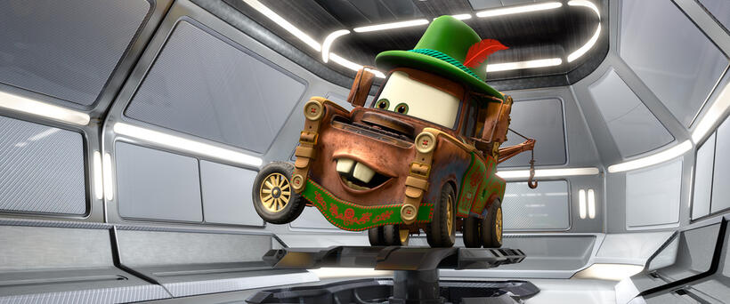 Mater voiced by Larry the Cable Guy in "Cars 2."