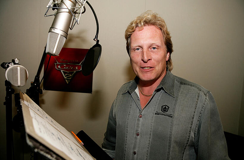 Sig Hansen on the set of "Cars 2."