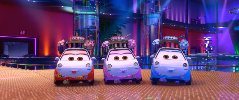 A scene from "Cars 2."