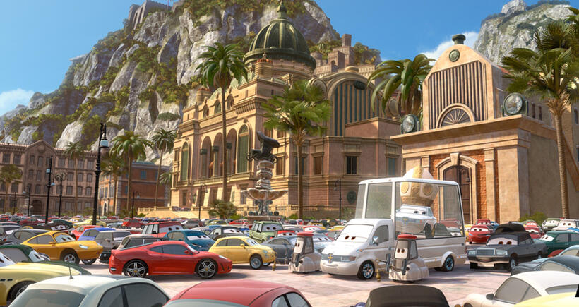 A scene from "Cars 2."