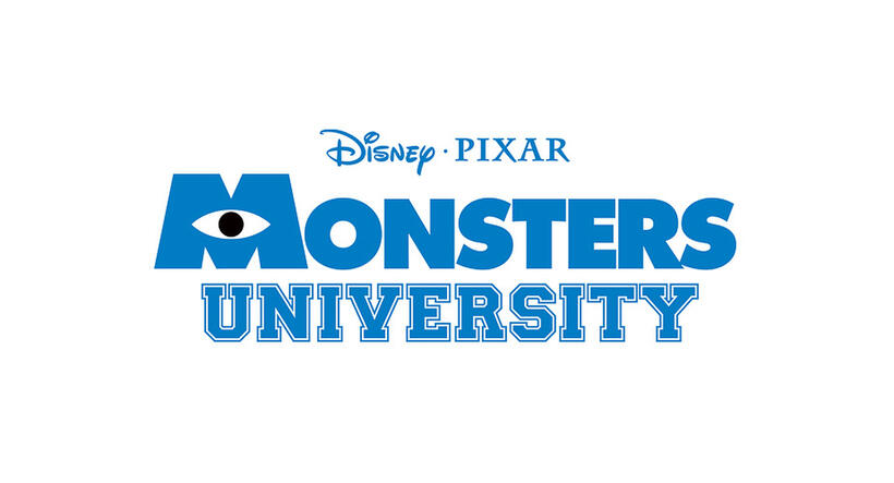 Logo for Monsters University.