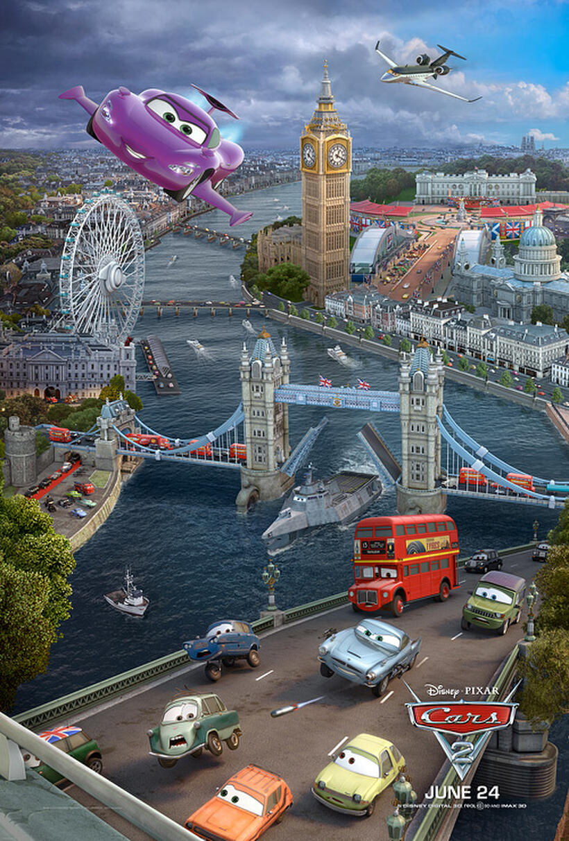 Poster art for "Cars 2."