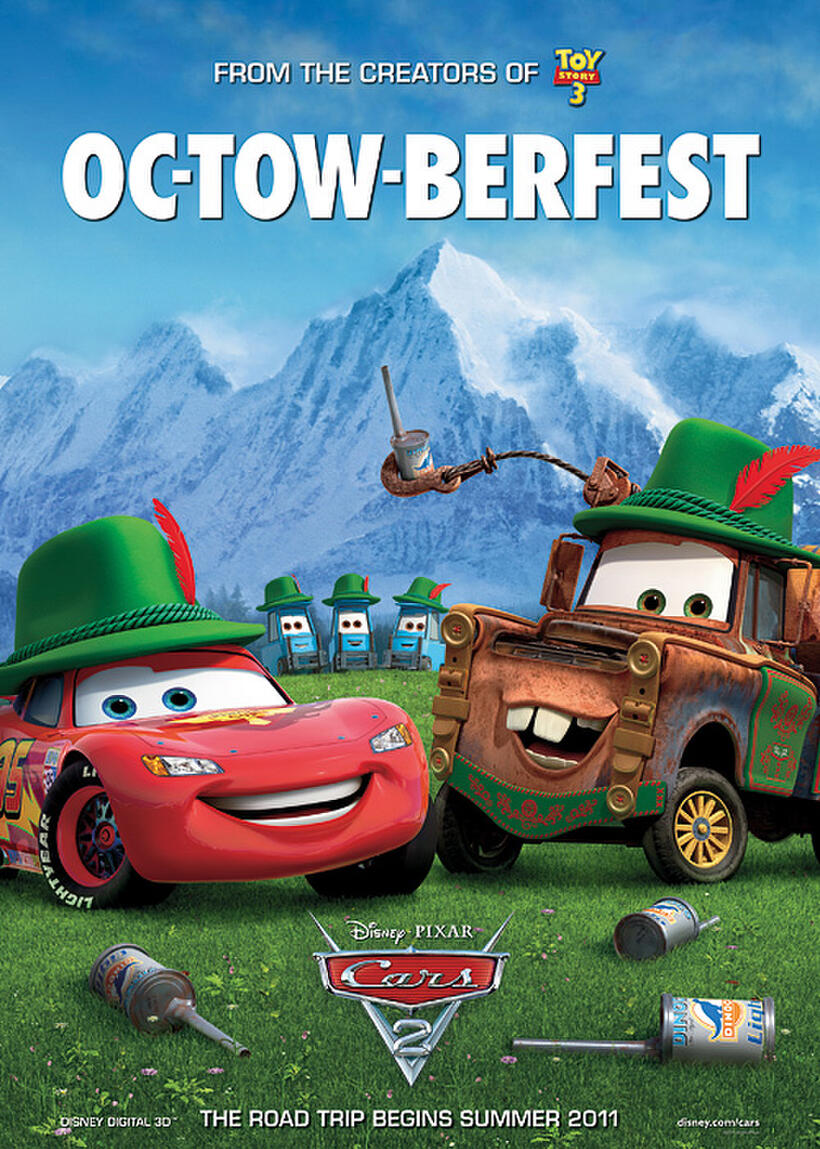Poster art for "Cars 2."