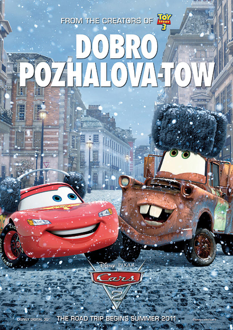 Poster art for "Cars 2."