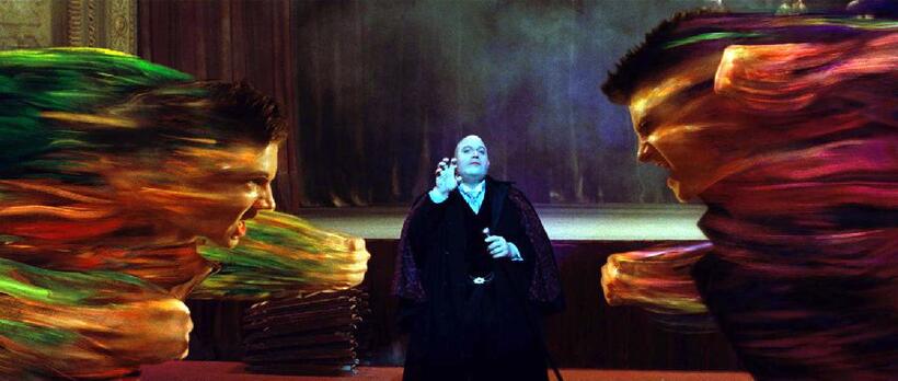 Michael Cerveris as Mr. Tiny, Chris Massoglia as Darren Shan and Josh Hutcherson as Steve in "Cirque du Freak: The Vampire's Assistant."