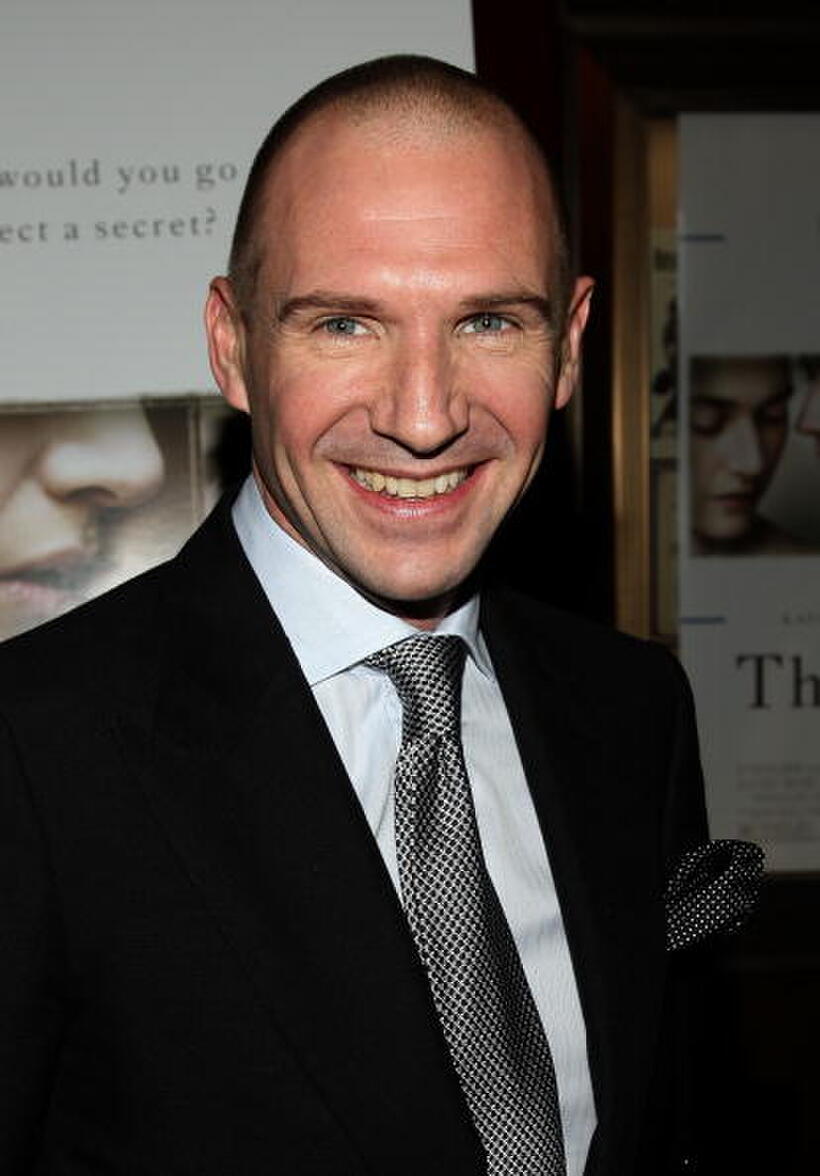 Ralph Fiennes at the New York premiere of "The Reader."
