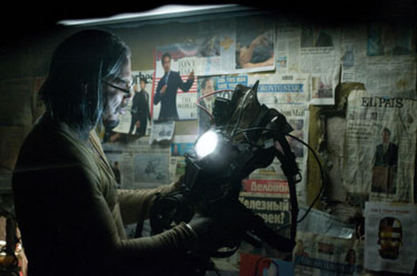 Mickey Rourke as Whiplash in "Iron Man 2."