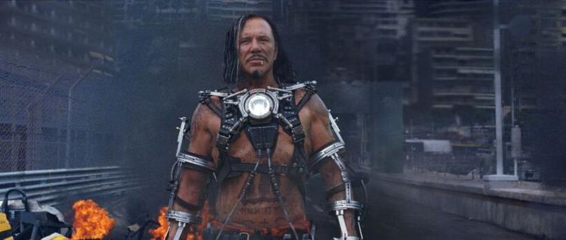 Mickey Rourke as Ivan Vanko in "Iron Man 2."