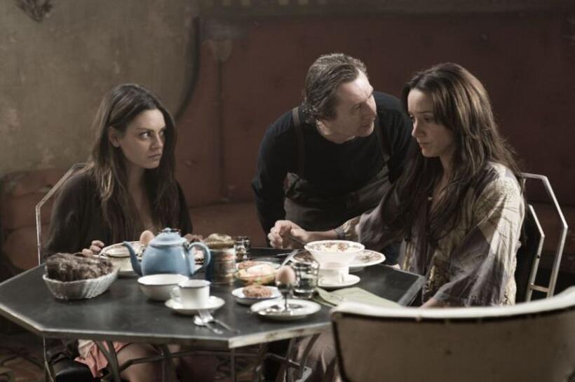 Mila Kunis as Solara, Gary Oldman as Carnegie and Jennifer Beals as Claudia in "The Book of Eli."