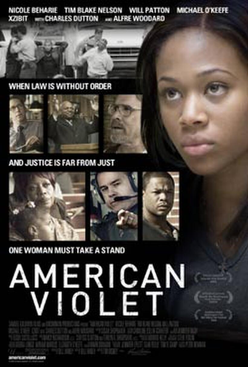 Poster art for "American Violet."