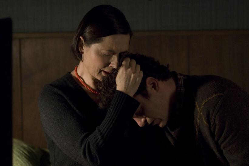 Isabella Rossellini and Joaquin Phoenix in "Two Lovers."