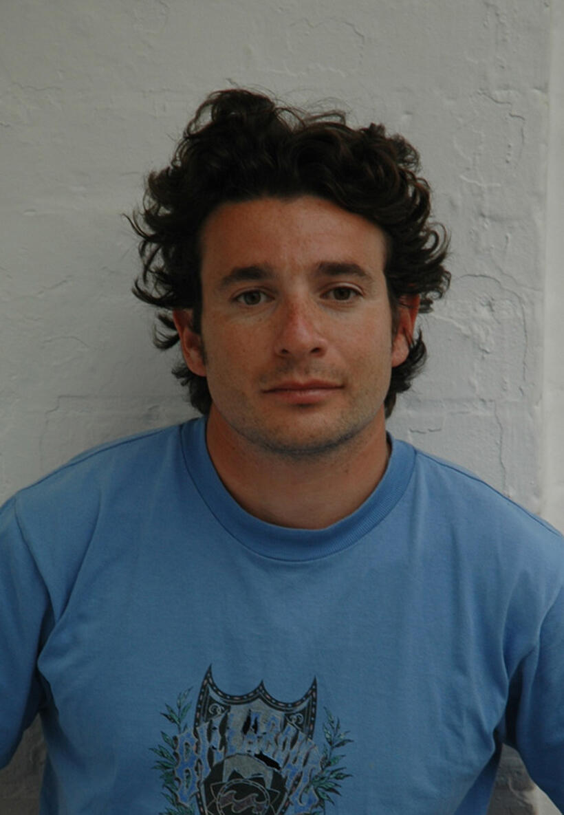 Director Bart Layton on the set of "Imposter."