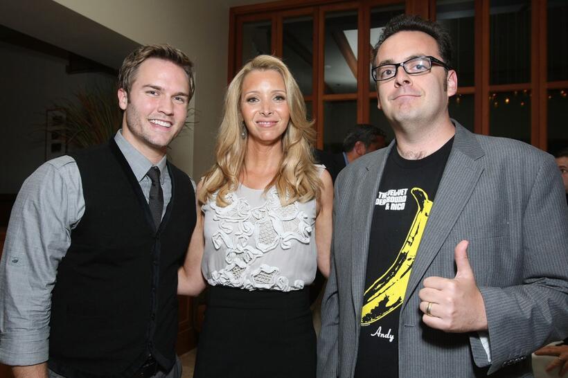 Scott Porter, Lisa Kudrow and Josh Cagan at the California premiere of "Bandslam."