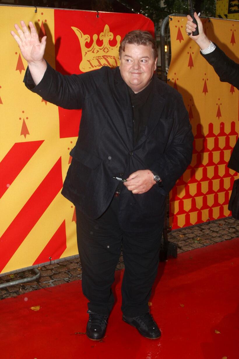 Robbie Coltrane at the London premiere of "Harry Potter and the Half Blood Prince."