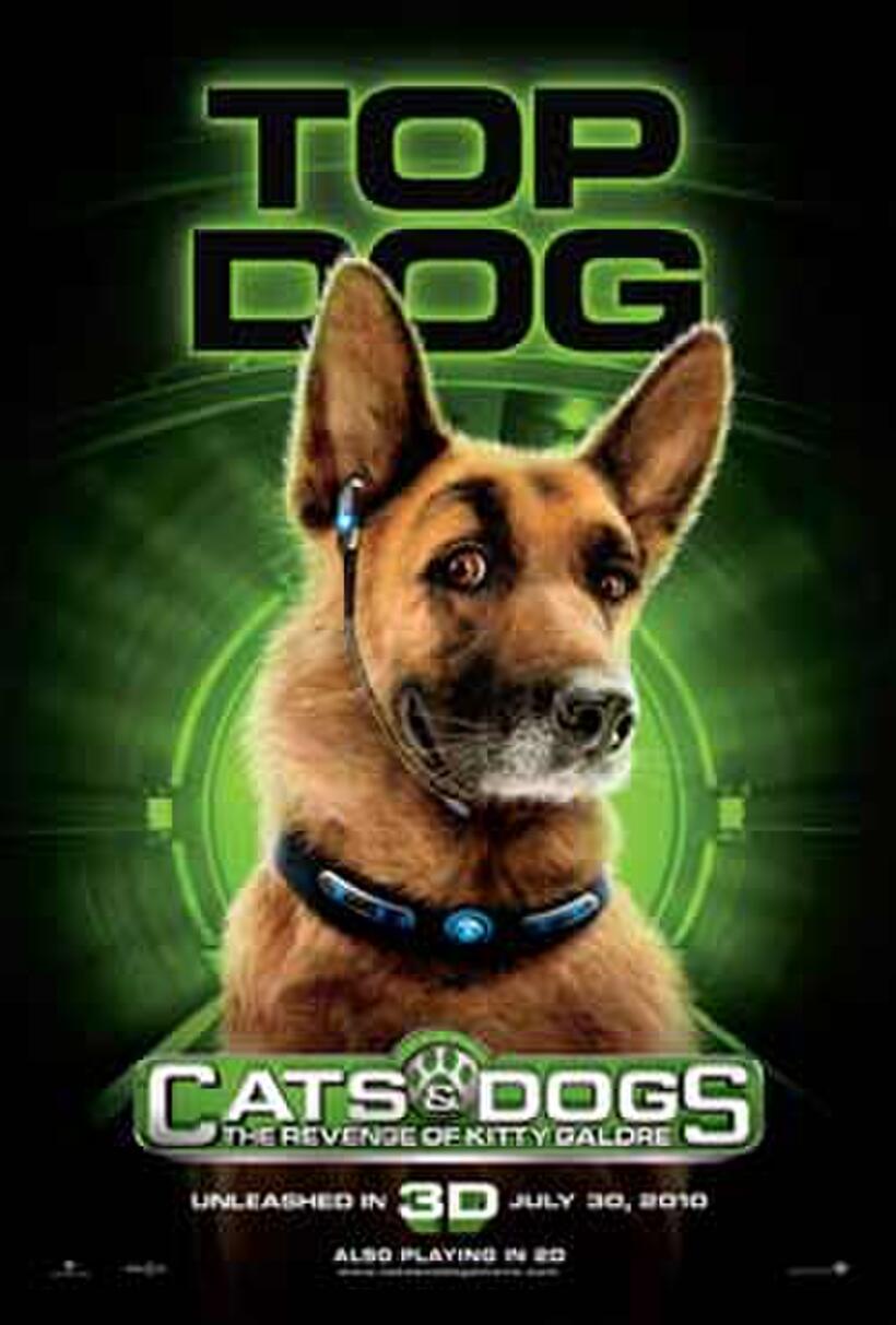 Poster art for "Cats & Dogs: The Revenge of Kitty Galore."