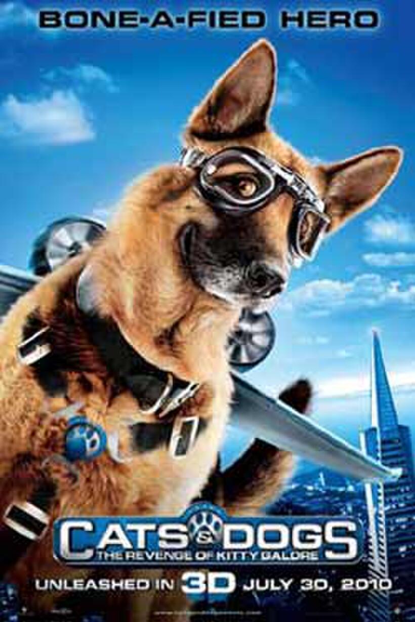 Poster art for "Cats & Dogs: The Revenge of Kitty Galore."